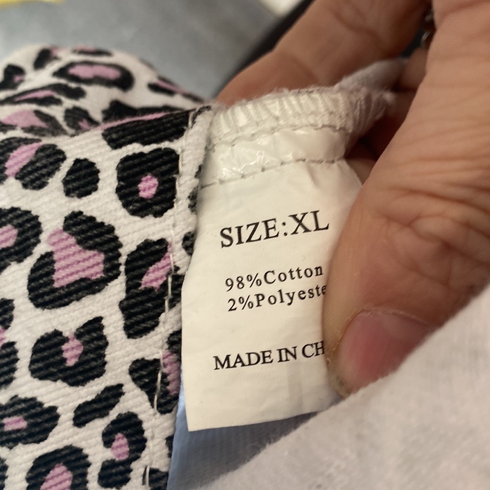 Leopard Print Denim Jacket - Picture 3 of 3